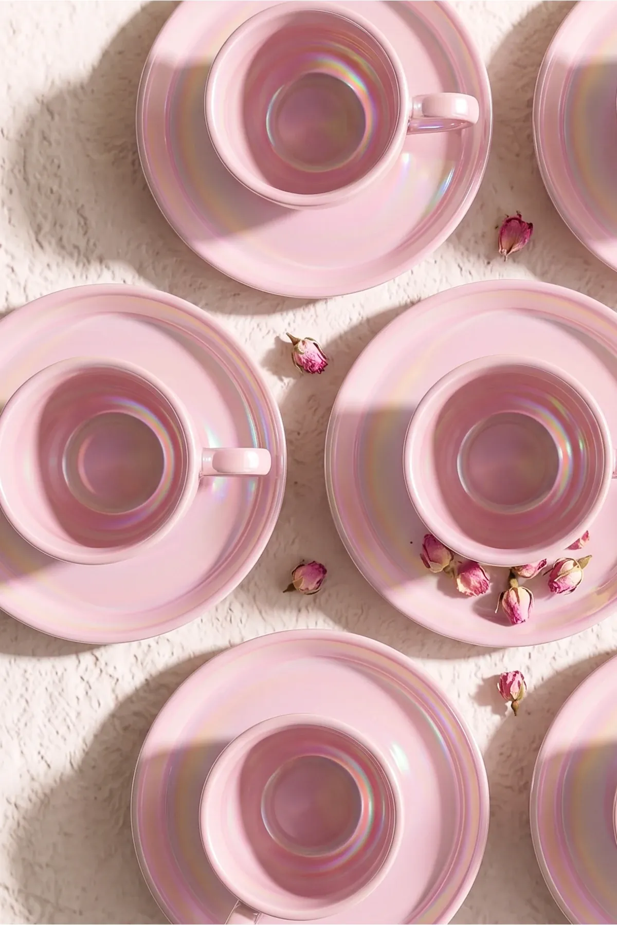 Pink Porselen 6 Kişilik Kahve Fincanı Takımı · 2. fotoğraf