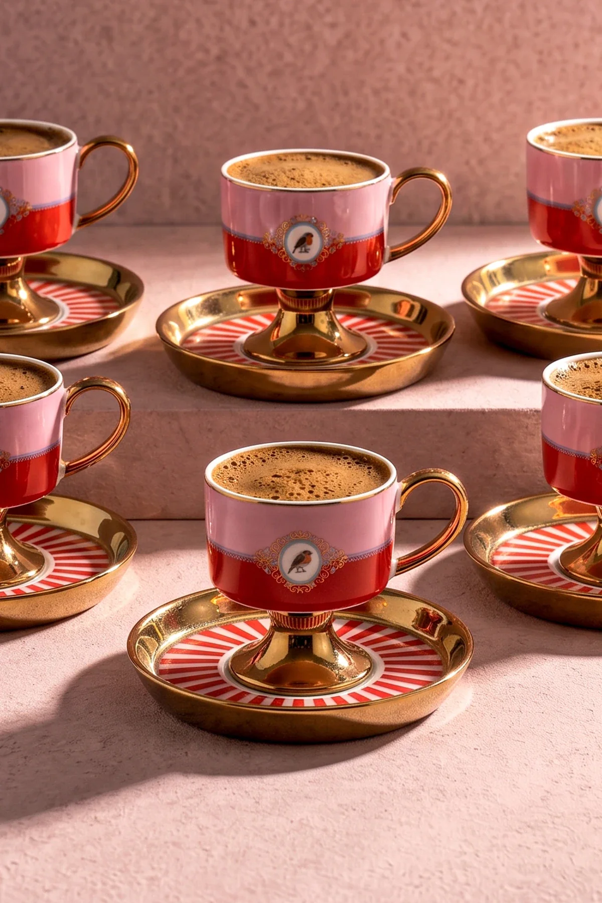 Birdy Porselen 6 Kişilik 12 Parça Kahve Fincanı Takımı · 6. fotoğraf
