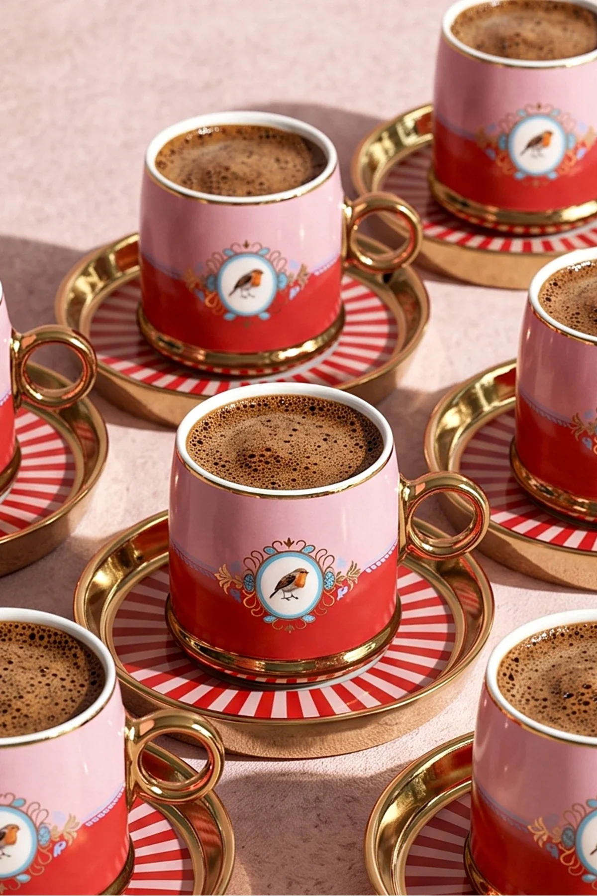 Birdy Porselen 6 Kişilik 12 Parça Kahve Fincanı Takımı · 6. fotoğraf